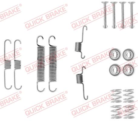 QUICK BRAKE Комплектующие, тормозная колодка 105-0012